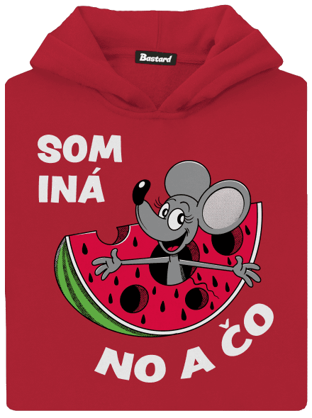 Som iná detská mikina klokanka Fire Red