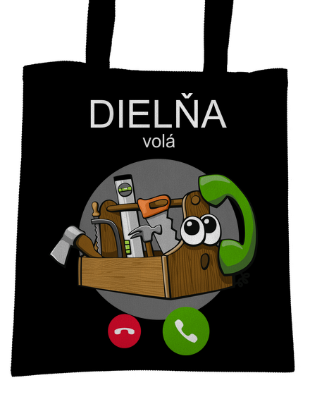 Dielňa volá taška Black