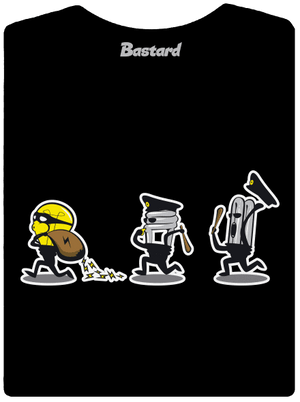 Zlodej elektřiny dámske tričko s lemom Black