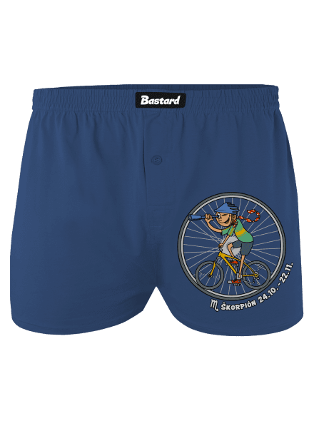 Cyklistický horoskop: Škorpión pánske trenky Blue