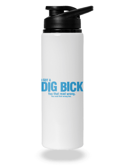Dig bick flaša na vodu White
