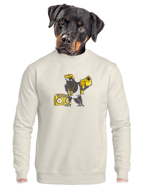 unisex mikina bez kapucne
