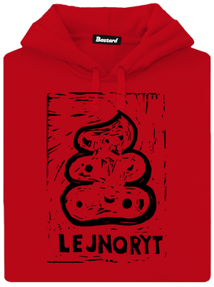 Lejnoryt pánska mikina klokanka Red