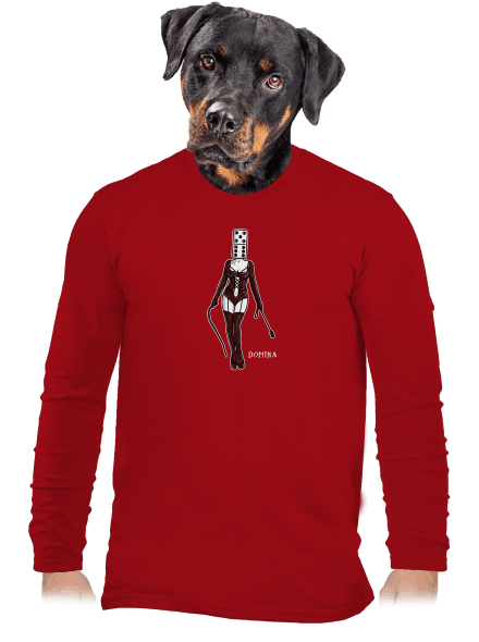 Domina pánske dlhý rukáv Red