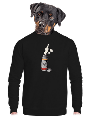 unisex mikina bez kapucne