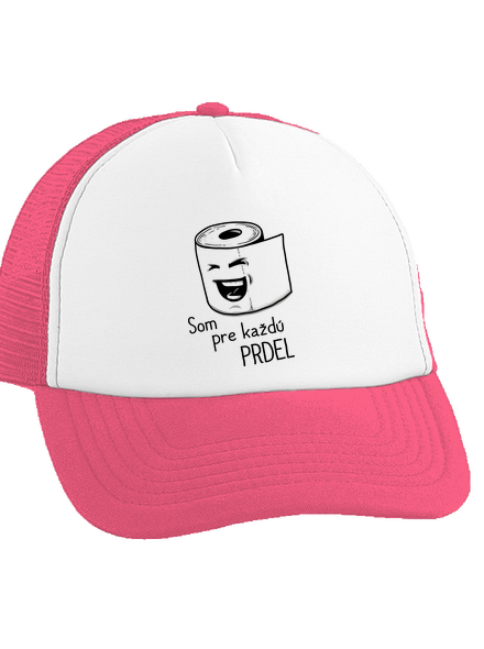 Prdel šiltovka truckerka Fluorescent Pink cap