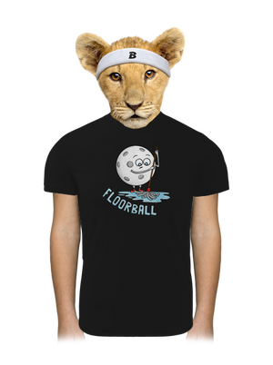 Floorball detské športové tričko Black