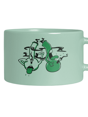 Bongo kašeľ hrnček makronka Mint Macaron