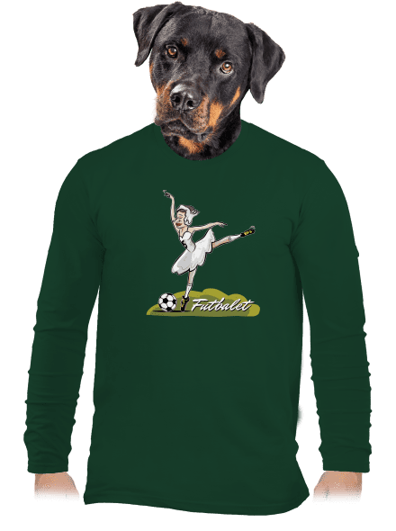 Futbalet pánske dlhý rukáv Bottle Green