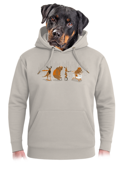 Mejdan v lese unisex mikina premium Pastel Macchiato