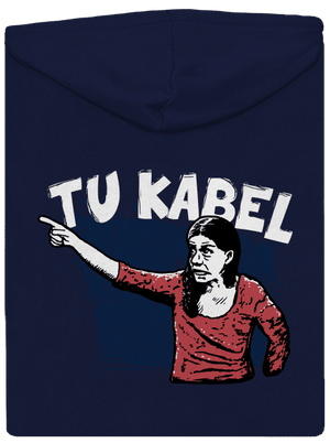 Tukabel pánska mikina na zips Navy