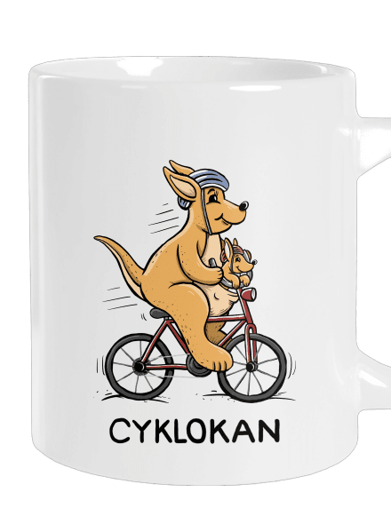 Cyklokan veľký hrnček White