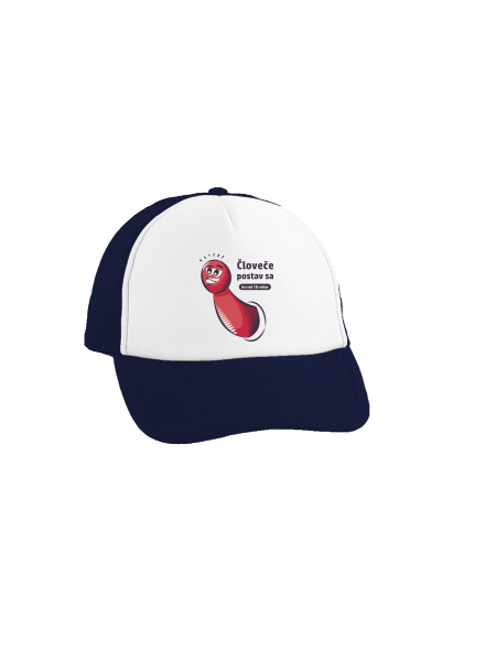 Človeče postav sa šiltovka truckerka French Navy cap