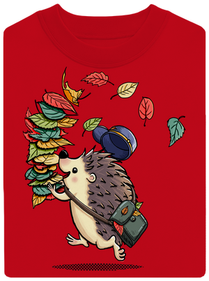 Listár unisex mikina bez kapucne Red