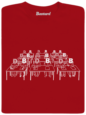 Cimrman: Debil, blbeček pánske dlhý rukáv Red