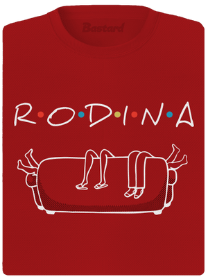 Rodina dámske športové tričko Red Mal