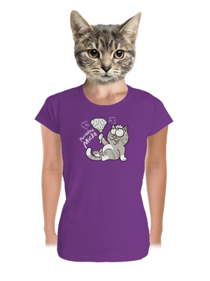 Macko a Micka dámske tričko prémium Purple