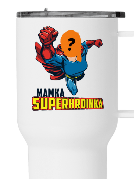 Mamka superhrdinka termohrnček White