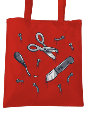 Halloween náradie taška Bright Red