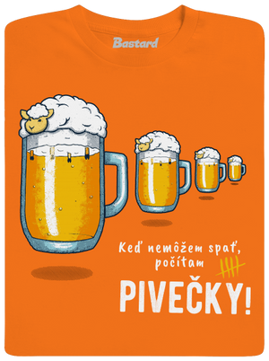 Pivečka pánske tričko Orange