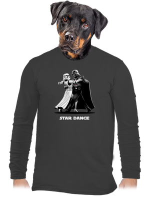 Star dance pánske dlhý rukáv Dark Grey