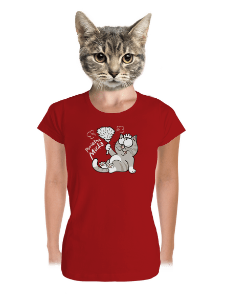 Macko a Micka dámske tričko prémium Red Mal