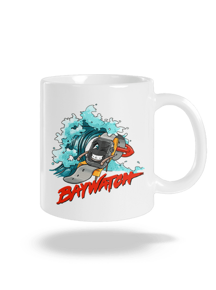 Baywatch klasický hrnček White