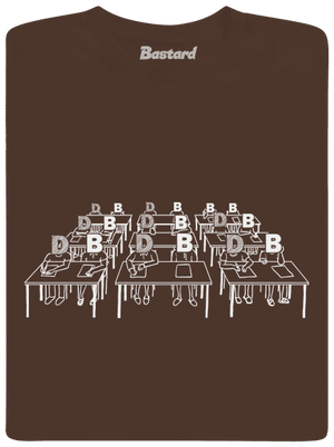 Cimrman: Debil, blbeček pánske tričko Brown