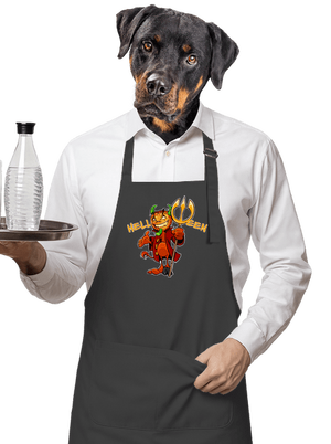 Helloween zástera Dark Grey