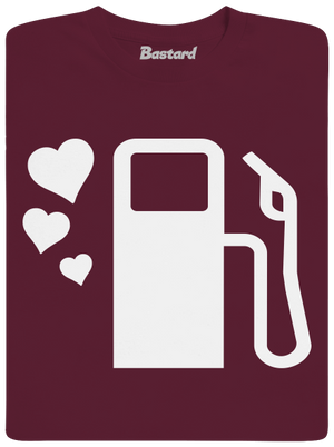 Plnú prosím pánske tričko Burgundy