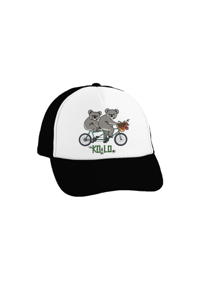 Koalo šiltovka truckerka Black cap