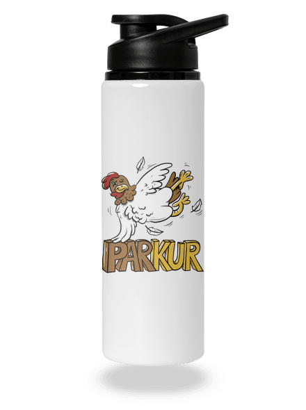 Parkur flaša na vodu White
