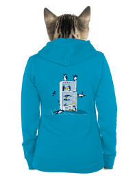 dámska mikina na zips