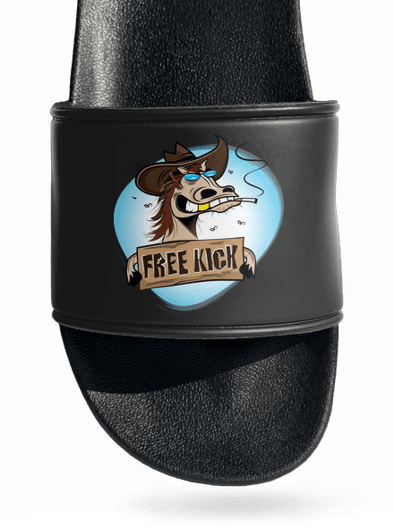 Free kick šľapky Black