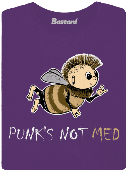 Punks Not Med dámske tričko prémium Purple