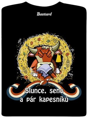 Slunce, seno a pár kapesníků detské tričko Black