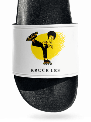 Bruce Lee šľapky White