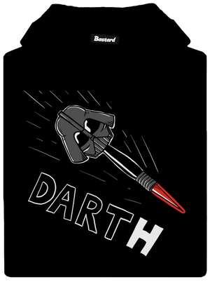 Dart(h) pánska mikina klokanka Black
