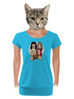 dámske tričko s lemom