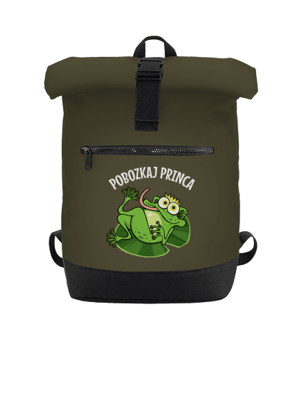 Pobozkaj princeznú a princa batoh Military Green