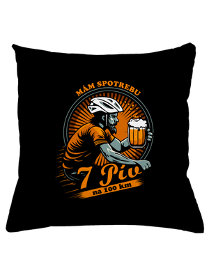 Spotreba 7 na 100 vankúš Black