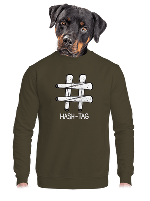 unisex mikina bez kapucne