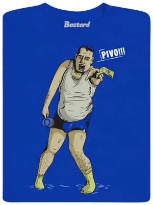 Beer zombie pánske dlhý rukáv Royal Blue