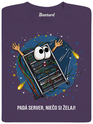 Padá server pánske tričko Urban Purple