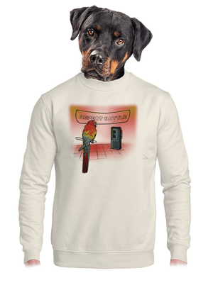 unisex mikina bez kapucne