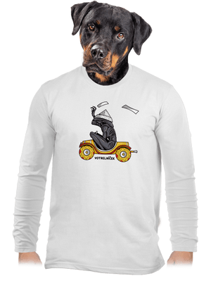 Votrelníček pánske dlhý rukáv White