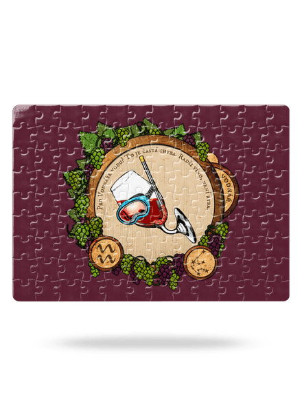Vínny horoskop: Vodnár puzzle White