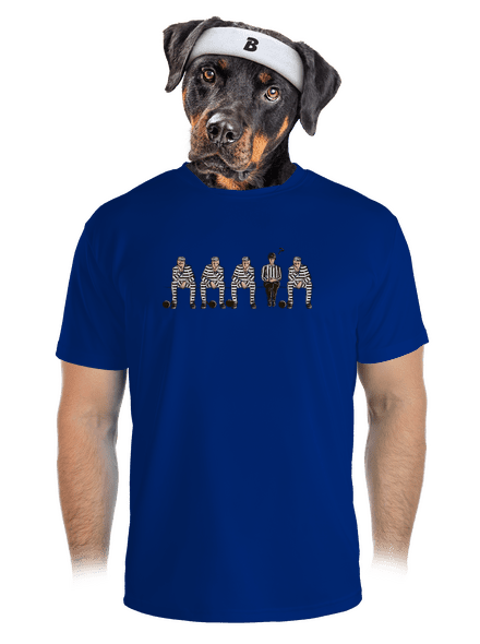 Nevinný pánske športové tričko Royal Blue Mal