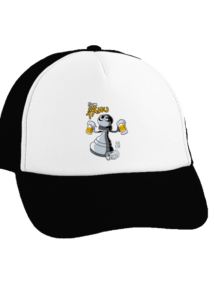 Na ťahu šiltovka truckerka Black cap