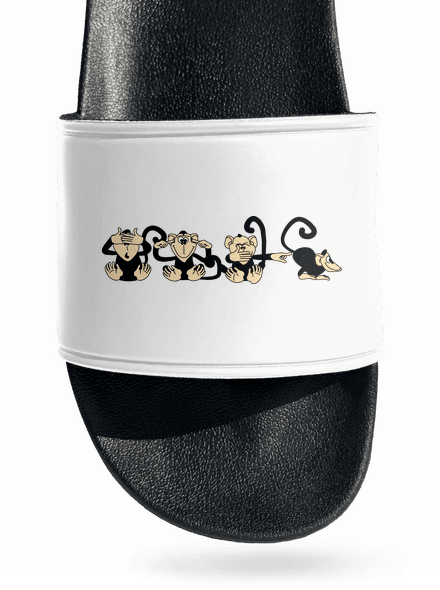 Opica šľapky White